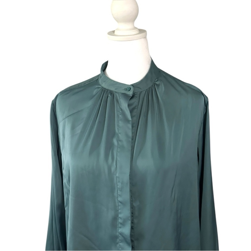 Prologue Green Blouse Top medium - Picture 2 of 6